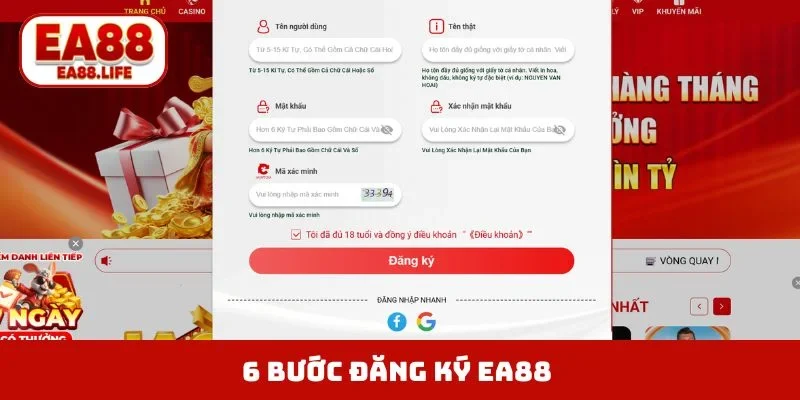 6 bước đăng ký EA88
