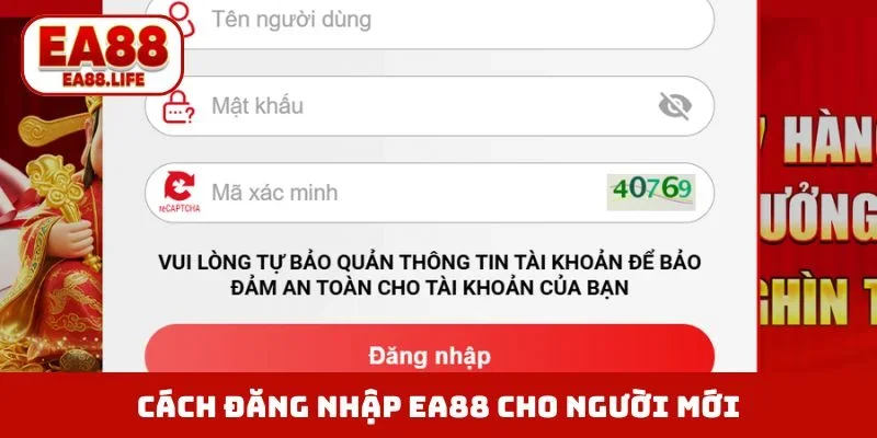 Cách đăng nhập EA88 chuẩn xác cho người mới
